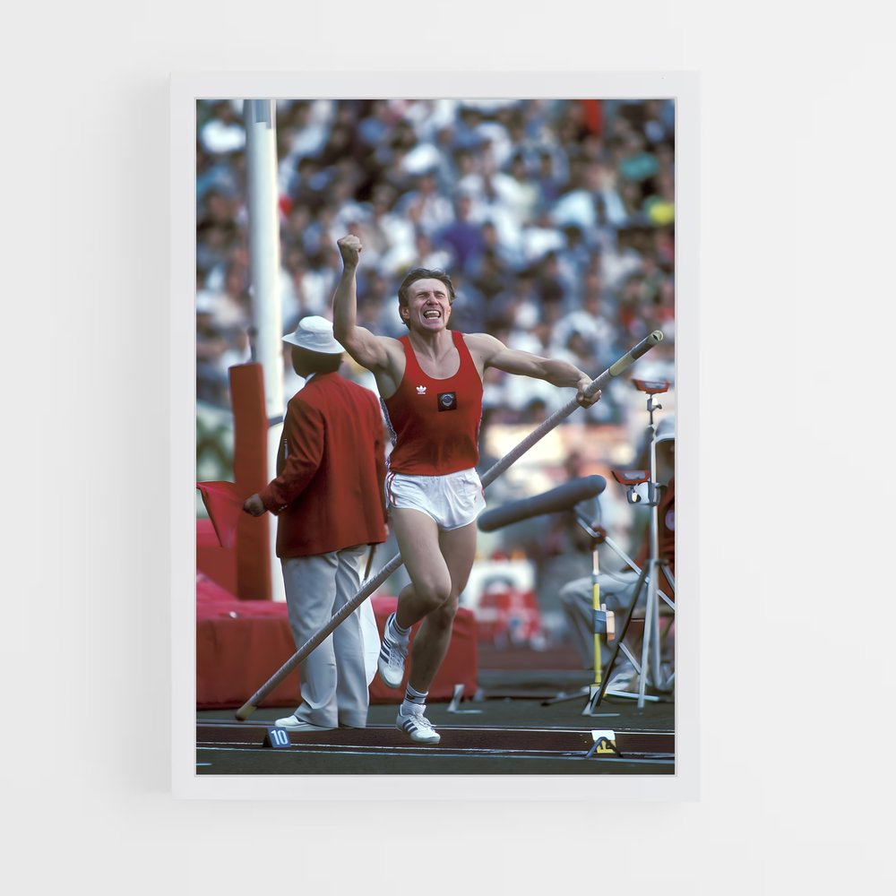 Poster L'Élan de Sergey – affiche Athlétisme (vue 3)